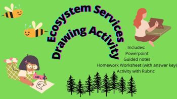 Preview of Ecosystem Services | Drawing activity