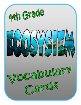 Preview of Ecosystem Vocabulary Cards