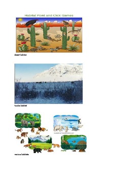 Preview of Ecosystem Vocabulary Picture Cards