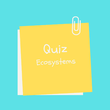 Preview of Ecosystem's Quiz