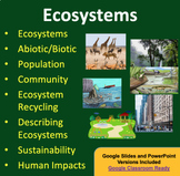 Ecosystems Lesson - Google Slides and Distance Learning Ready