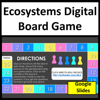 Preview of Ecosystems 5th Grade Science Review Game and Ecosystem Activity 5-PS3-1