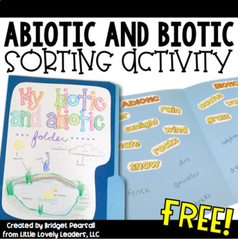 Preview of Ecosystems - Abiotic and Biotic Sort Activity