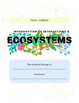 Preview of Ecosystems Activities / Notes - Alberta 7 Science - Interactions and Ecosystems