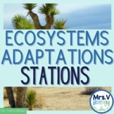 Ecosystems Adaptations Stations Activity