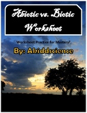 Ecosystems: Abiotic vs. Biotic Worksheet