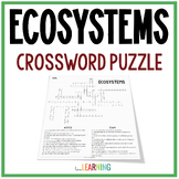 Ecosystems Crossword Puzzle