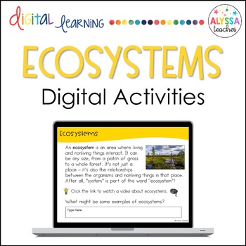 Preview of Ecosystems Digital Activities