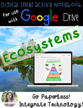 Preview of GOOGLE Ecosystems Digital Interactive Notebook