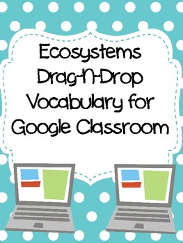 Preview of Ecosystems Drag-n-Drop Vocab for Distance Learning