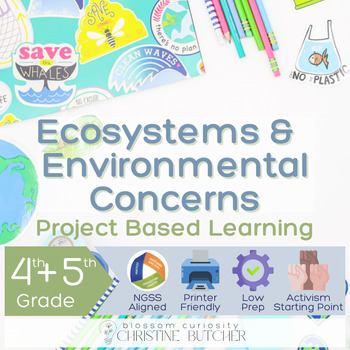 Preview of Ecosystems & Environmental Concerns PBL | Science Project Based Learning 