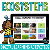 Ecosystems & Food Chains Digital Activities (Google Slides