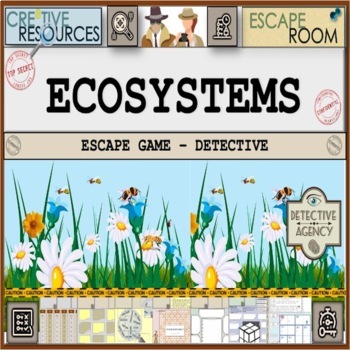 Preview of Ecosystems Geography Escape Room