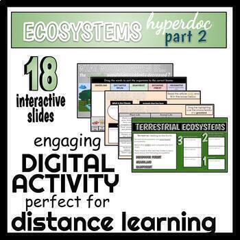 Preview of Ecosystems Hyperdoc Part 2 - DISTANCE & ONLINE LEARNING 