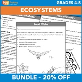Ecosystems and Food Chains Bundle - NGSS 5-PS3-1 and 5-LS2-1