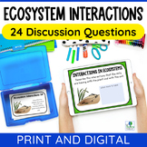 Interactions in Ecosystems - Living and Nonliving Things D