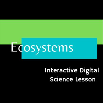 Preview of Ecosystems - Interactive Digital Lessons - Google Slides