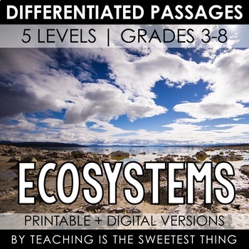 Preview of Ecosystems: Passages - Distance Learning Compatible