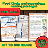 Ecosystems Reading Comprehension,Food Chain and ecosystems