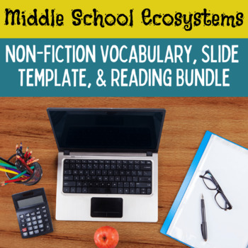 Preview of Ecosystems Reading Passage and Vocabulary Activity Bundle NGSS Life Science