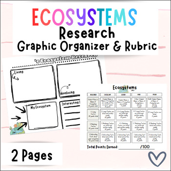 4th grade research graphic organizer