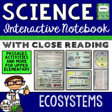 Ecosystems Science Interactive Notebook with Close Reading