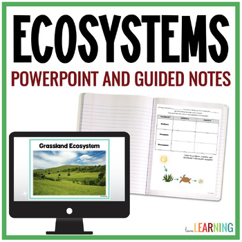 Preview of Ecosystems Lesson and Student Notes Activity - Producers, Consumers, Decomposers