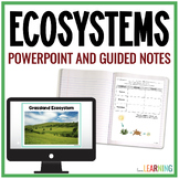 Ecosystems Lesson and Student Notes Activity - Producers, 
