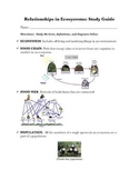 Ecosystems Study Guide (terms, definitions, and diagrams!)