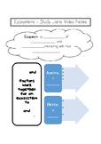 Ecosystems Study Jams Video Notes