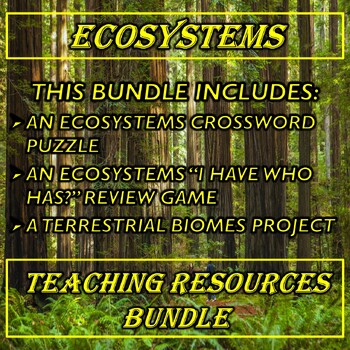 Preview of Ecosystems Teaching Resources Bundle