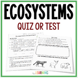 Ecosystems Test