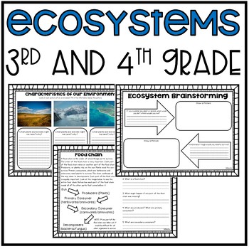 Ecosystems Unit (Science-3rd and 4th Grade) | TpT