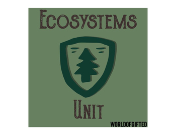 Preview of Ecosystems Unit: Vocabulary, Research, Biome Project, Food Webs, Food Chains