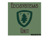 Ecosystems Unit: Vocabulary, Research, Biome Project, Food