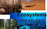 Ecosystems Vocabulary