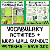 Ecosystems, Organisms, World Biomes Vocabulary Definition 