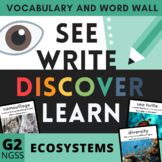 Ecosystems Visual Vocabulary and Word Wall - NGSS