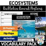 Ecosystems Vocabulary Posters Bulletin Board Posters Word Wall