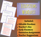 Ecosystems WebQuest