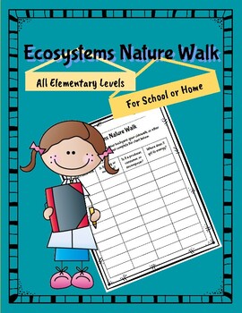 Preview of Ecosystems Nature Walk - Great for School or Home