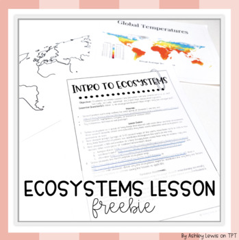 Preview of Ecosystems and Biomes Activity FREEBIE