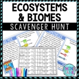 Ecosystems and Biomes Activity - Scavenger Hunt Challenge 