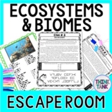 Ecosystems and Biomes ESCAPE ROOM - Earth Science Activity