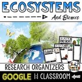 Ecosystems and Biomes Report Google Classroom Activities D