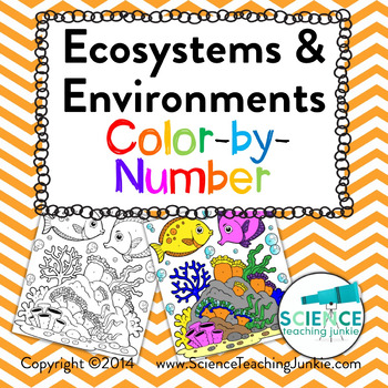 Preview of Ecosystems and Environments Color-by-Number