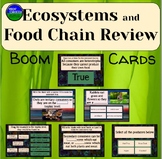 Ecosystems and Food Chain Review Boom Cards