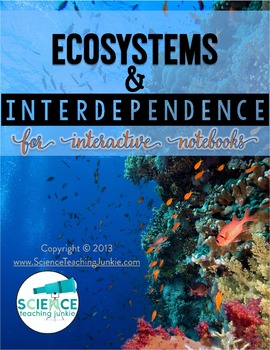Preview of Ecosystems and Interdependence for Interactive Notebooks (w/Distance Learning)