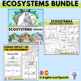 Ecosystems- biomes bundle- Pack ecosistemas- Human impact 