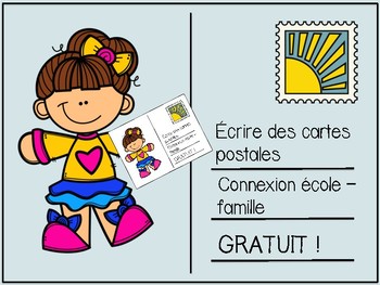 Preview of Écrire des cartes postales - French postcard